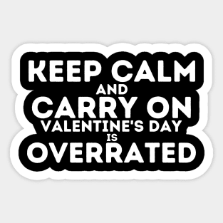 Keep calm and carry on Sticker